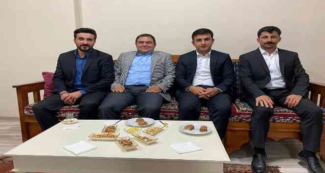 Kaymakam Balcı, 10 yıl önce eğitimine destek olduğu öğretmene misafir oldu