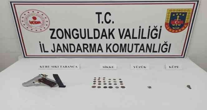 Zonguldak’ta tarihi eser operasyonu: 1 gözaltı
