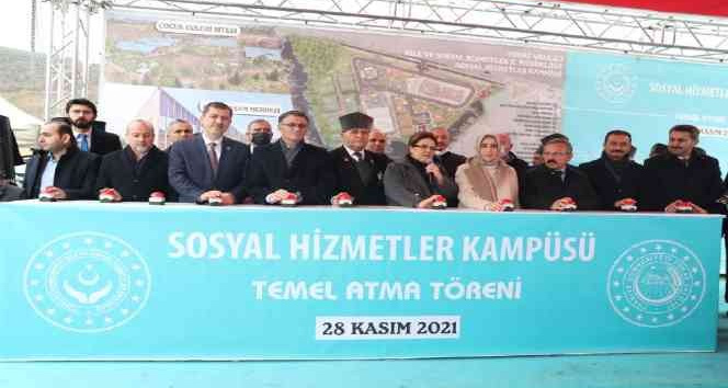 Bakan Yanık, Türkiye’nin ilk Sosyal Hizmetler Kampüsü’nün temelini attı