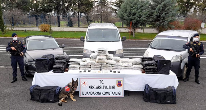 Bulgaristandan İstanbula uyuşturucu sevkiyatına darbe: 63 kilo uyuşturucu ele geçirildi