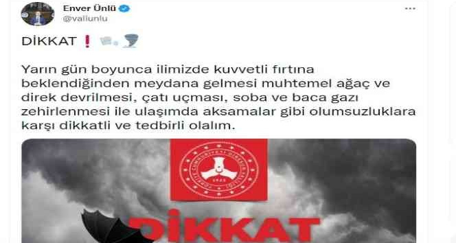 Giresun’da yağış ve fırtına uyarısı