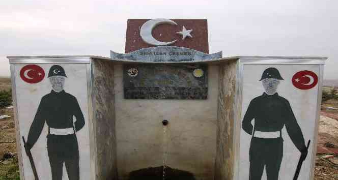 Şehitler Çeşmesi’ndeki asker motiflerine saygısızlık