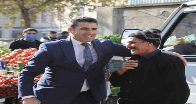 Başkan Arıkan, pazar  esnafıyla bir araya geldi