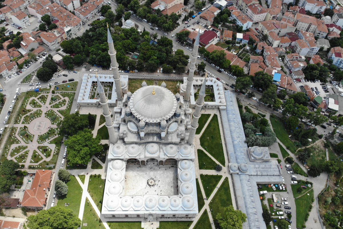 446 yıllık tarihi Selimiye Camii'nde 40 ay sürecek restorasyon başladı