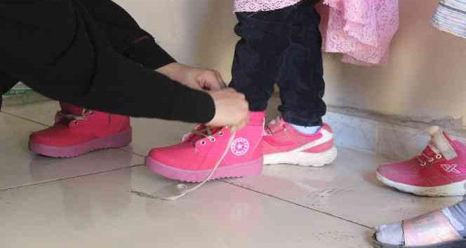 IHO EBRAR Cizre’de onlarca yetimi giydirdi