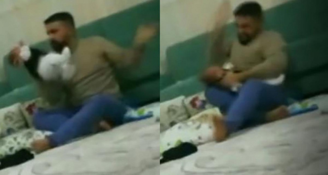 Bebeği öldüresiye döven baba: “Bir anlık sinirle oldu”