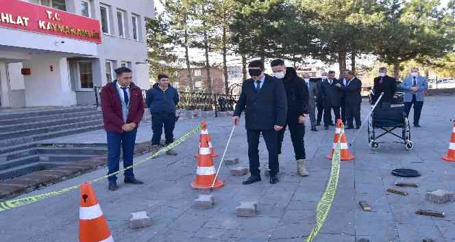 Engellilerin yaşadıkları zorluklara dikkat çekmek için “Empati Parkuru” kuruldu