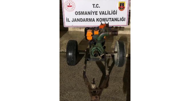 Çalınan su motoru bulunup sahibine teslim edildi