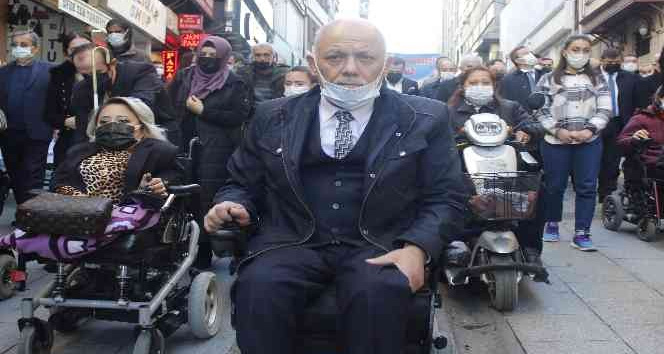 Giresun’da engelliler gününde 94 tekerlekli sandalye hediye edildi