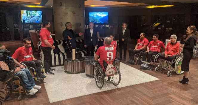 Terma City yöneticileri Yosk’un engelli sporcularıyla biraraya geldi