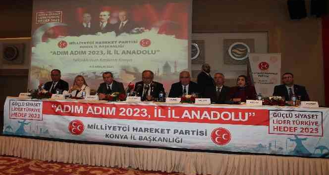 MHP’nin "Adım Adım 2023, İl İl Anadolu" programı Konya’da düzenlendi