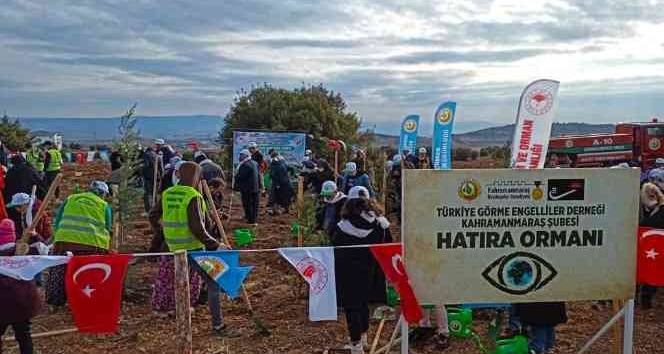 Yeşil gözüm hatıra ormanı açıldı