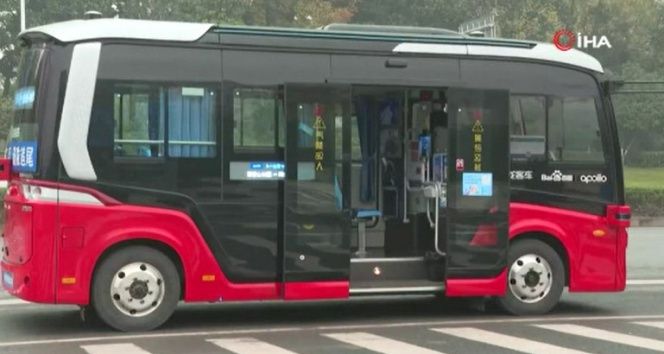 Çinde sürücüsüz 3 otobüs testlere başladı