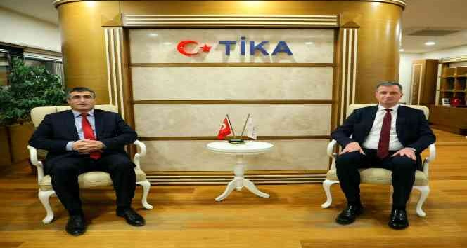 NEVÜ Rektörü Aktekin TİKA Başkanı Serkan Kayalar’ı Ziyaret Etti