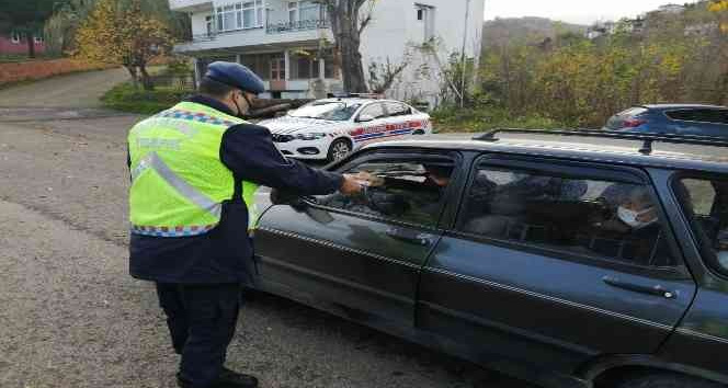 Jandarma ekipleri bir haftada 46 bin araç denetledi