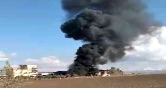 Atık yağ geri dönüşüm fabrikasında patlama: 1 yaralı