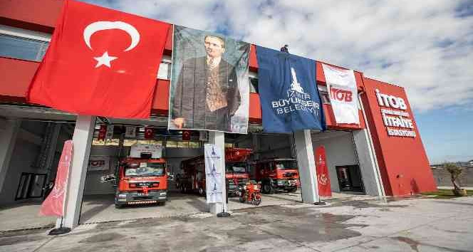 İzmir’de örnek güç birliği: Menderes İTOB’da itfaiye istasyonu açıldı