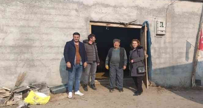 DAP kapsamında yapılan ahır ve ağıl projeleri kontrol edildi