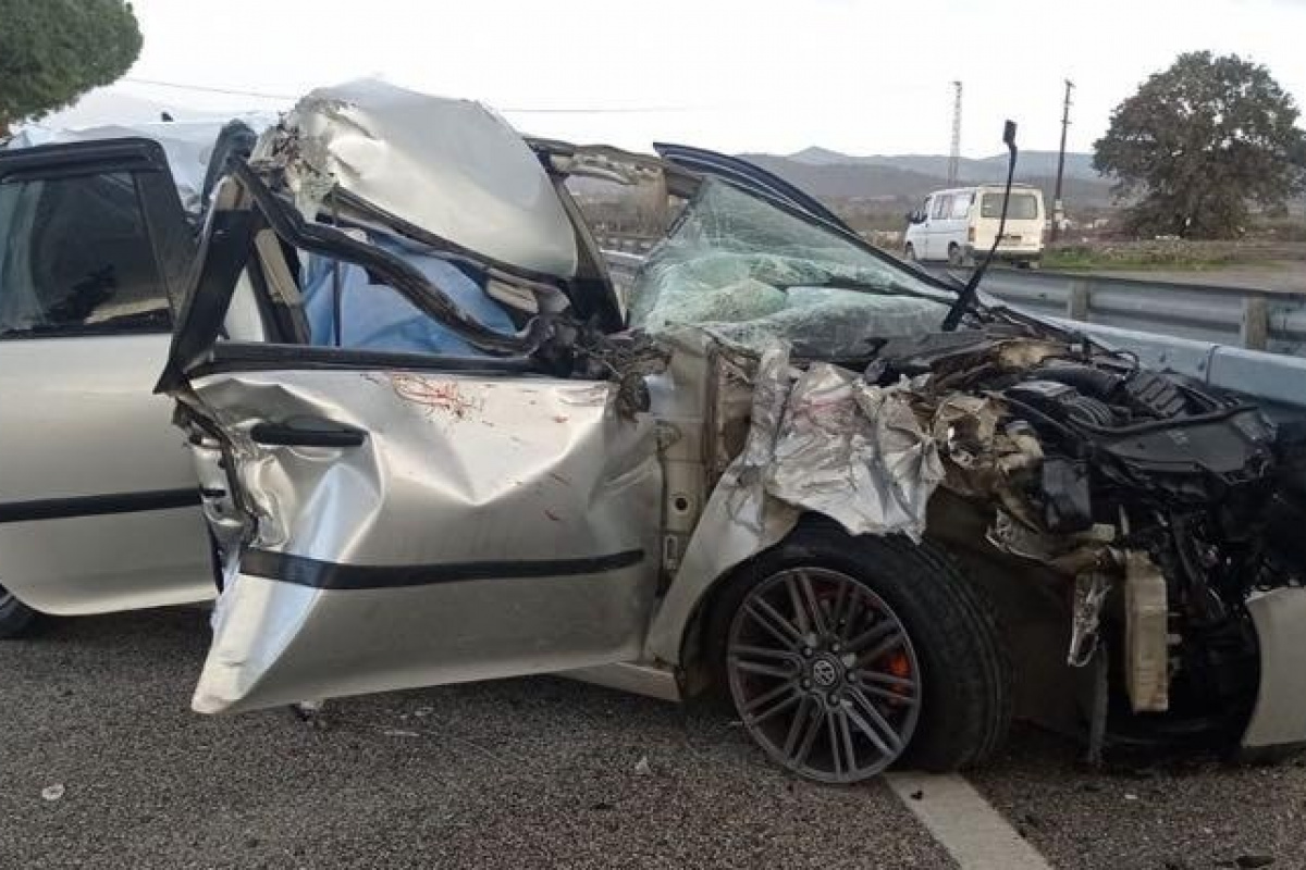 Manisa'da evli çifti kaza ayırdı: 1 ölü, 2 yaralı