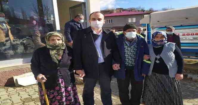 Nurhak ilçesinde Kovid-19 aşısı olan herkese hediye çeki