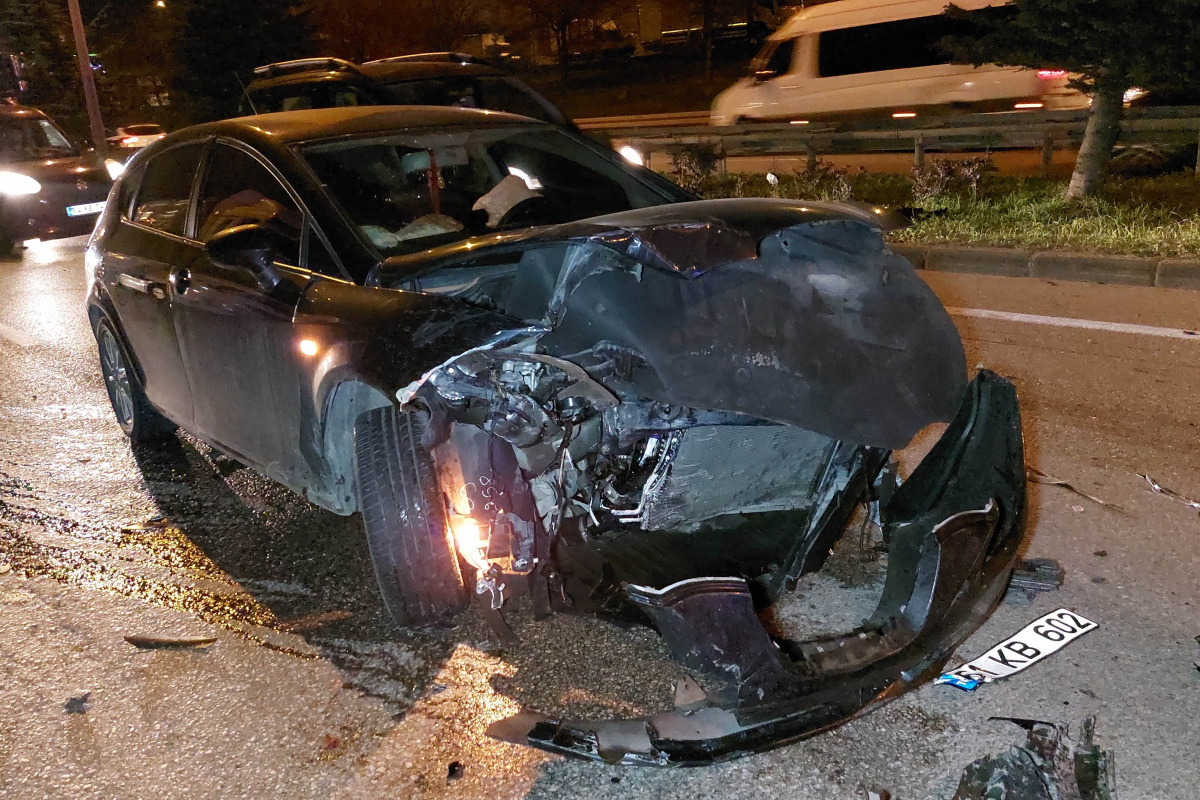 Samsun'da zincirleme trafik kazası: 4 yaralı