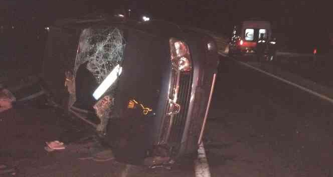 Kırıkkale’de iki otomobil çarpıştı: 5 yaralı