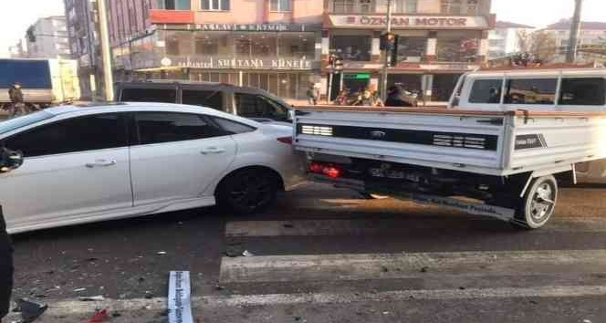 Iğdır’da buzlanma, kazaya neden oldu