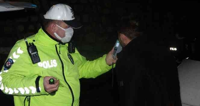 Uşak’ta alkol denetiminde 11 sürücünün ehliyetine el konuldu