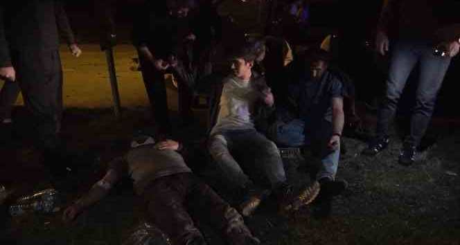 Kırıkkale’de minibüs ile çarpışan otomobil alev aldı: 5 ağır yaralı