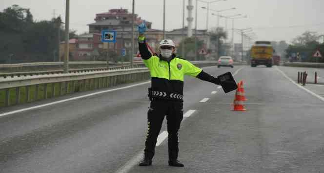 Ordu’da bir haftada 700 sürücüye hız cezası