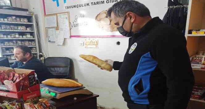 Altınova’da ekmek gramajı denetimi