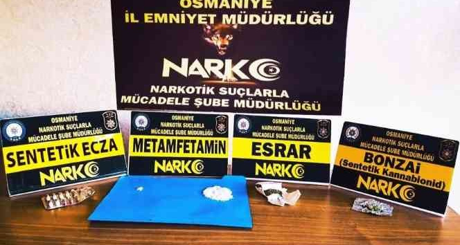 Osmaniye’de uyuşturucu operasyonuna 4 tutuklama