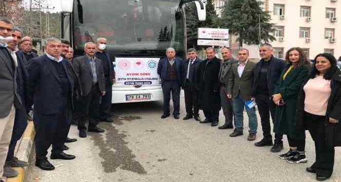 Zeytin üreticileri eğitim için Aydın’a gitti