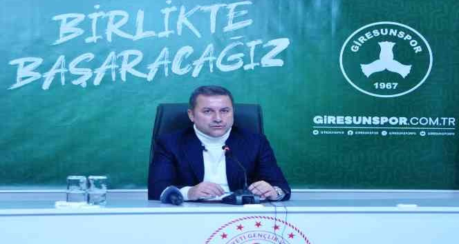 Hakan Karaahmet: "Tek derdimiz Giresunspor Süper Lig’de kalıcı olsun"