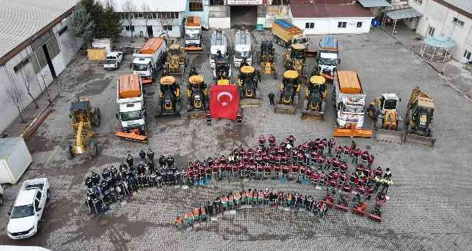 Karla mücadele için 350 kişi hazır