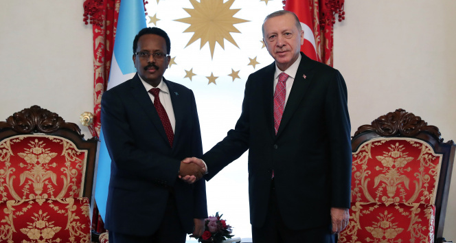 Cumhurbaşkanı Erdoğan, Somalili mevkidaşı Farmajo ile müşterek araya geldi