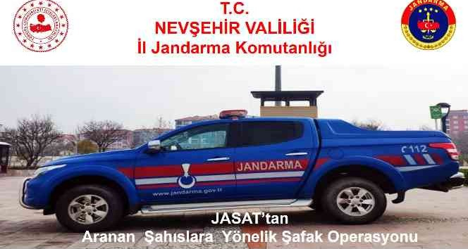 Nevşehir’de aranan şahıslar yakalandı