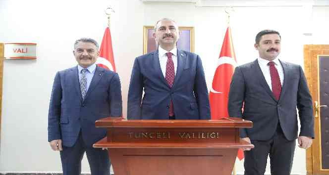 Tunceli’de 22 yıl sonra bir ilk yaşandı, Adalet Bakanı Gül Tunceli’de incelemelerde bulundu