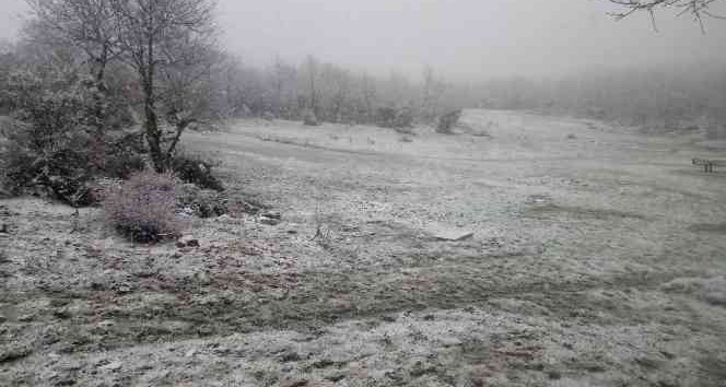 İlimtepe’de yoğun kar yağışı başladı