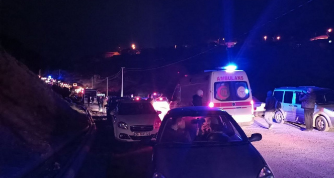 İzmirde maden ocağında patlama sonrası kısmi göçük
