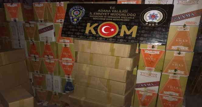 Adana’da kaçakçılık operasyonu