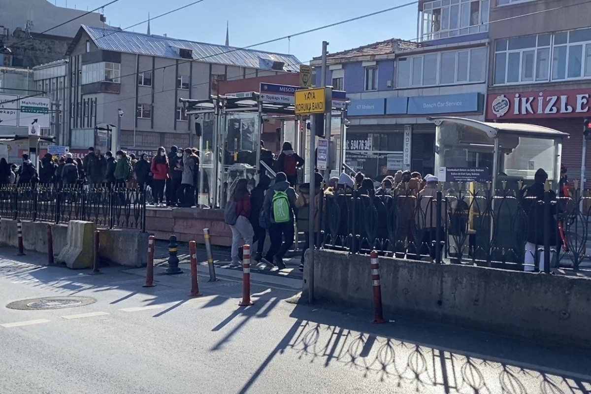 İstanbul’da tramvay arızası