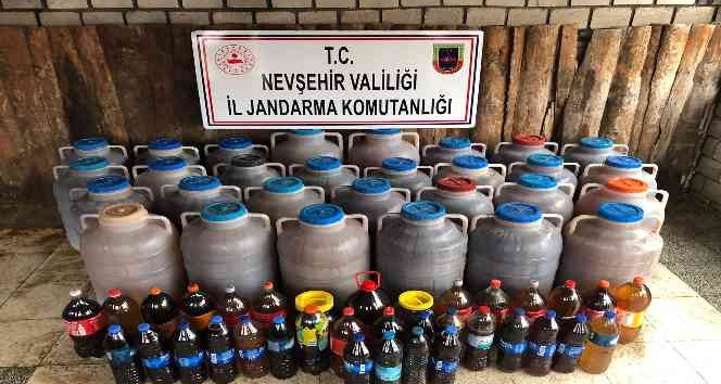 Bin 447 litre kaçak şaraba el konuldu