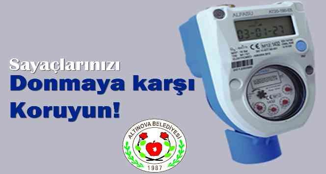 Su sayaçları için ‘don’ uyarısı