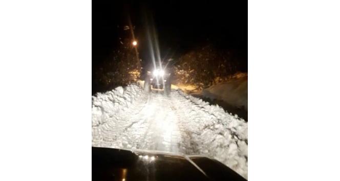 Tunceli’de ekipler karla kaplı köydeki yaralı vatandaş için seferber oldu