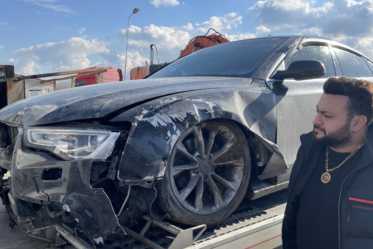 Rap şarkıcısı klip çekimine giderken ölümden döndü