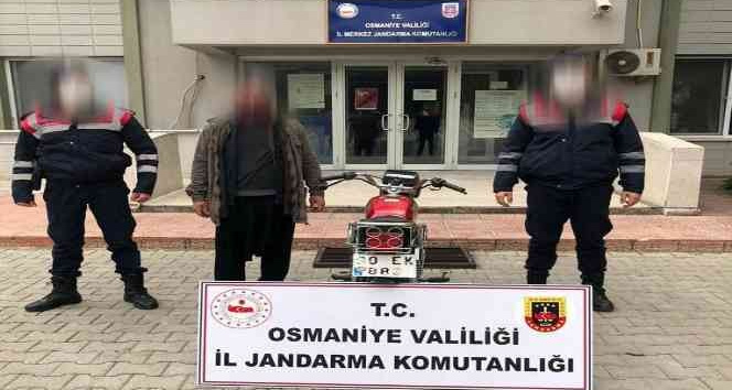 Motosiklet çalan zanlı yakalandı