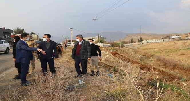 Kaymakam Tunç, Kurtuluş köyünde incelemelerde bulundu