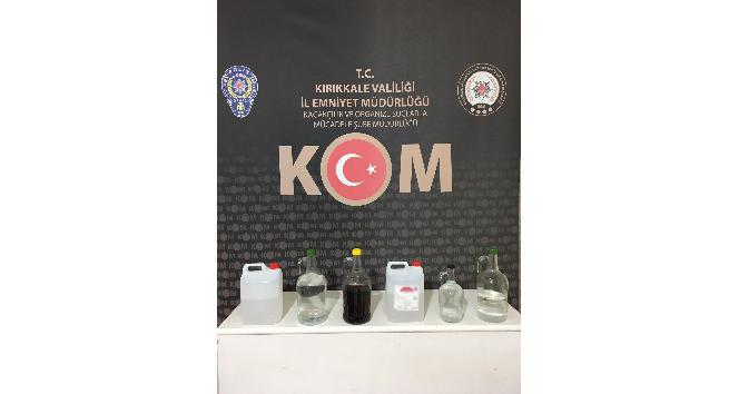 Kırıkkale’de kaçak içki operasyonu: 1 gözaltı