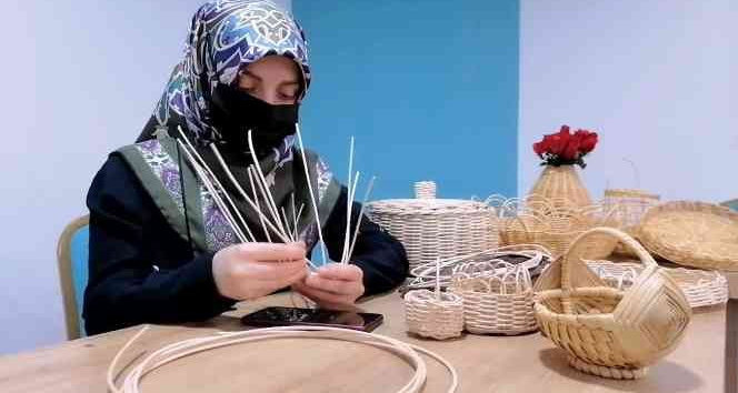 Giresunlu kadınlar sepet kursuna ilgi gösteriyor